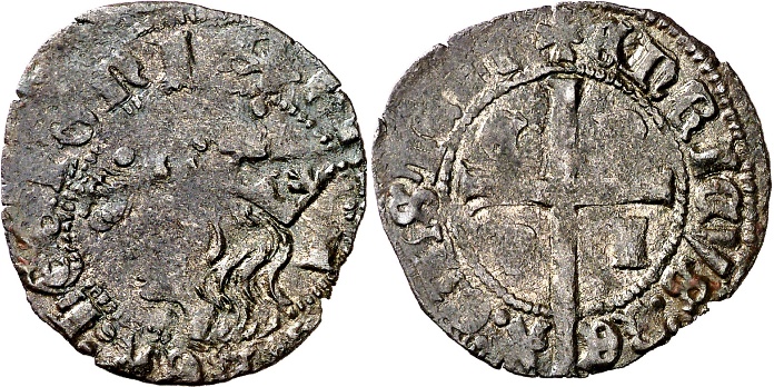 Tipo 11. Cruzado con Busto de rey a izquierda - Imagen 13