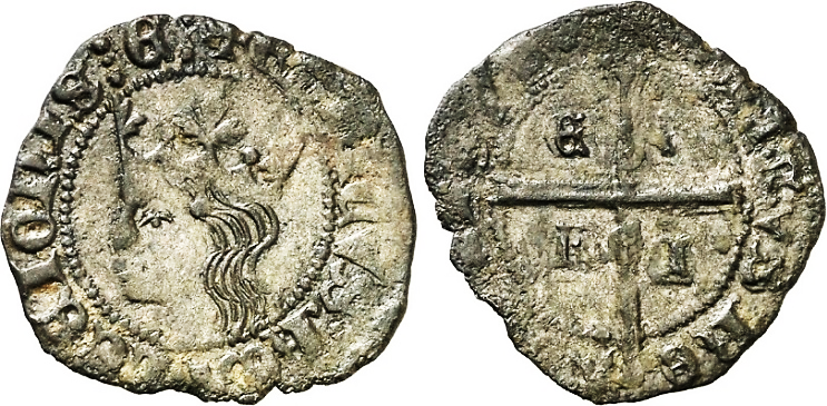 Tipo 11. Cruzado con Busto de rey a izquierda - Imagen 130