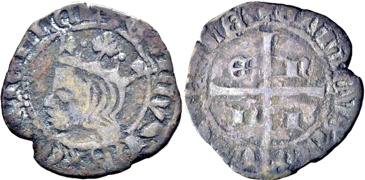 Tipo 11. Cruzado con Busto de rey a izquierda - Imagen 146