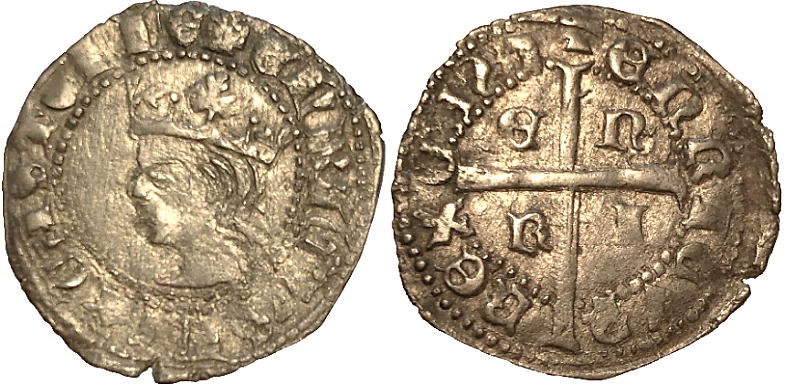 Tipo 11. Cruzado con Busto de rey a izquierda - Imagen 148