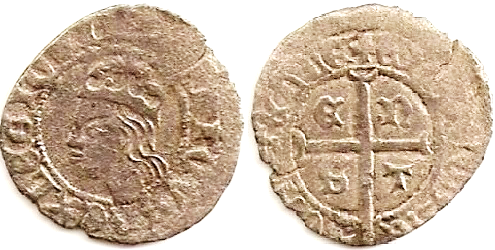 Tipo 11. Cruzado con Busto de rey a izquierda - Imagen 150