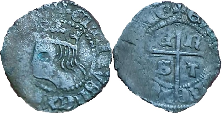 Tipo 11. Cruzado con Busto de rey a izquierda - Imagen 153