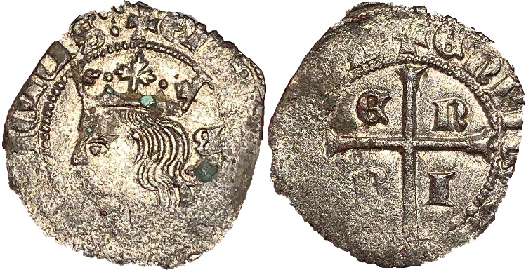 Tipo 11. Cruzado con Busto de rey a izquierda - Imagen 23