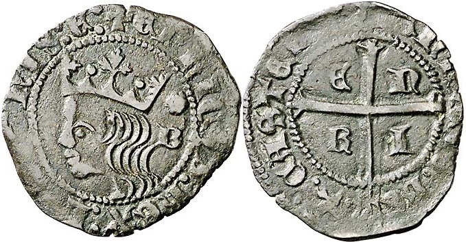 Tipo 11. Cruzado con Busto de rey a izquierda - Imagen 24