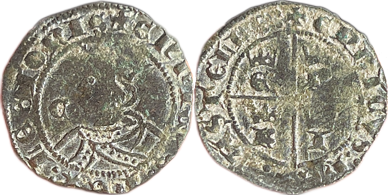 Tipo 11. Cruzado con Busto de rey a izquierda - Imagen 41