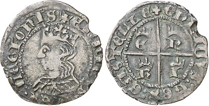 Tipo 11. Cruzado con Busto de rey a izquierda - Imagen 42