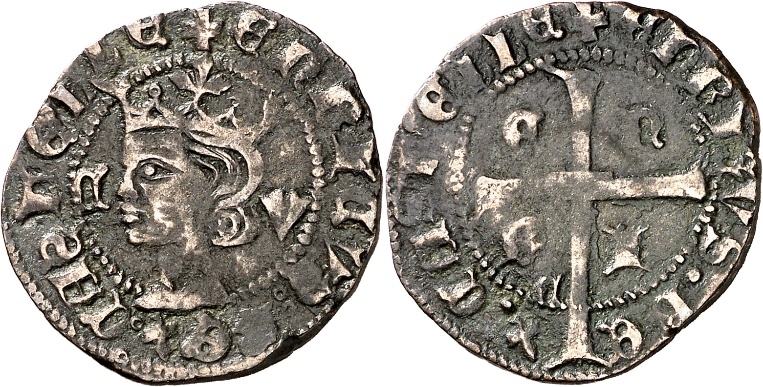 Tipo 11. Cruzado con Busto de rey a izquierda - Imagen 46