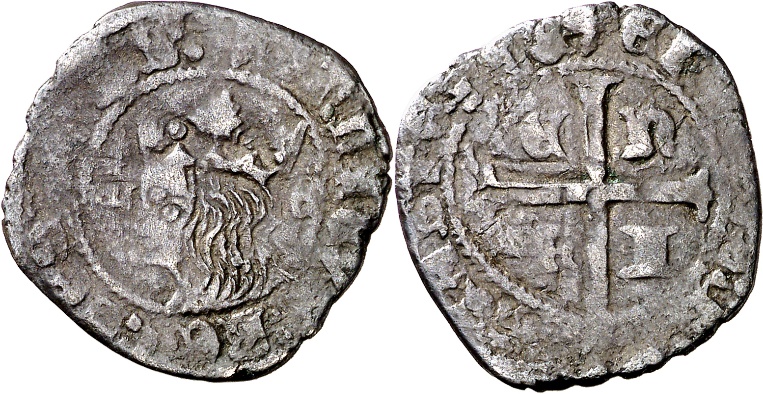 Tipo 11. Cruzado con Busto de rey a izquierda - Imagen 5