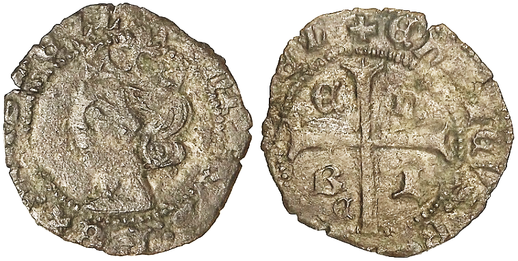 Tipo 11. Cruzado con Busto de rey a izquierda - Imagen 50