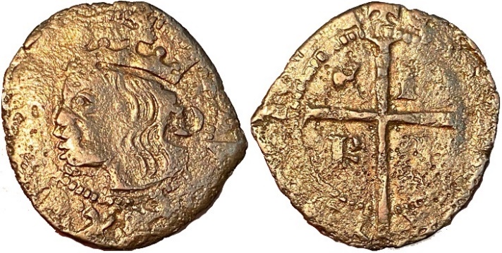 Tipo 11. Cruzado con Busto de rey a izquierda - Imagen 54