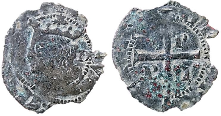Tipo 11. Cruzado con Busto de rey a izquierda - Imagen 57