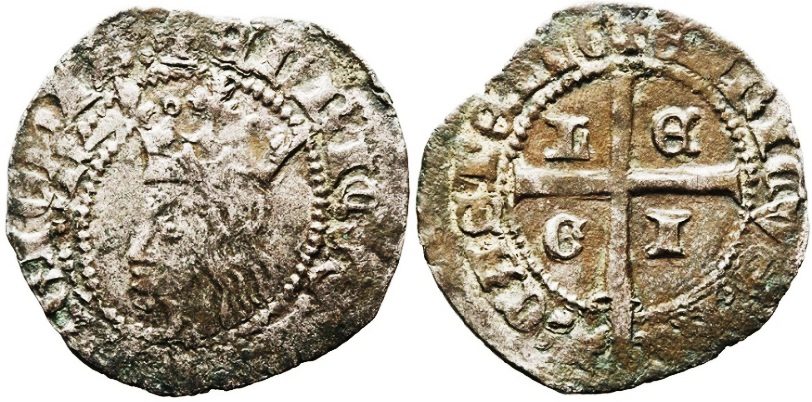 Tipo 11. Cruzado con Busto de rey a izquierda - Imagen 62