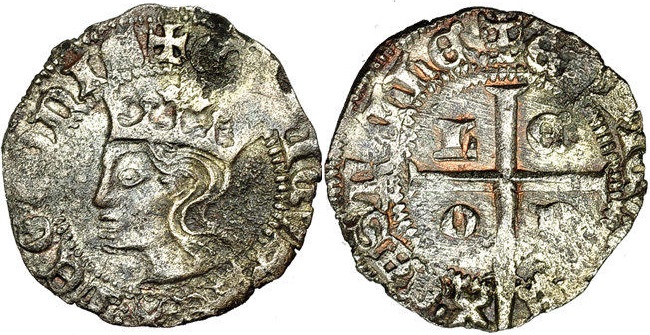 Tipo 11. Cruzado con Busto de rey a izquierda - Imagen 68