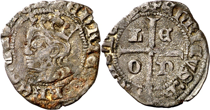 Tipo 11. Cruzado con Busto de rey a izquierda - Imagen 73