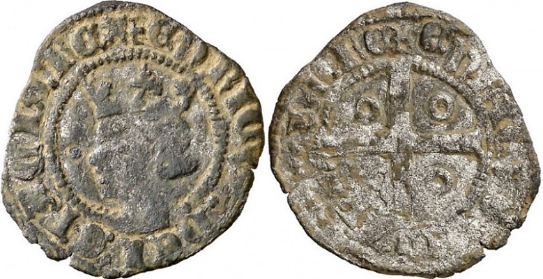 Tipo 11. Cruzado con Busto de rey a izquierda - Imagen 78