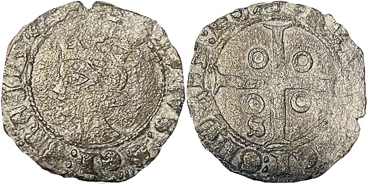 Tipo 11. Cruzado con Busto de rey a izquierda - Imagen 80