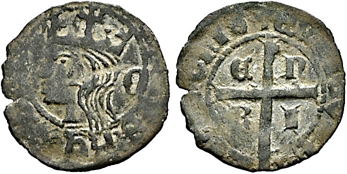 Tipo 11. Cruzado con Busto de rey a izquierda - Imagen 90