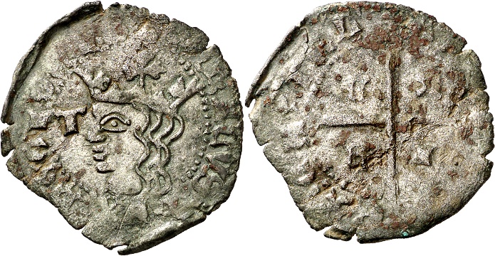 Tipo 11. Cruzado con Busto de rey a izquierda - Imagen 94