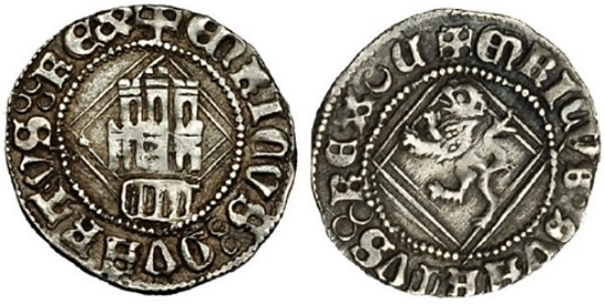 Tipo 11. Cuarto de Real de plata con Castillo y León - Imagen 19