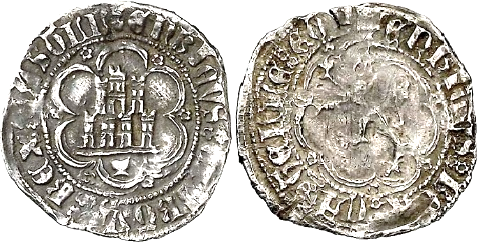 Tipo 11. Cuarto de Real de plata con Castillo y León - Imagen 28