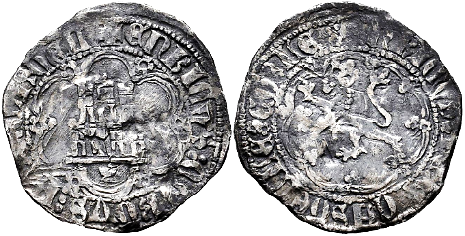 Tipo 11. Cuarto de Real de plata con Castillo y León - Imagen 31