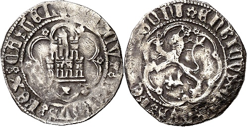 Tipo 11. Cuarto de Real de plata con Castillo y León - Imagen 33