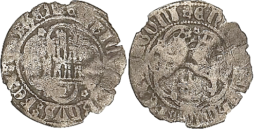 Tipo 11. Cuarto de Real de plata con Castillo y León - Imagen 34