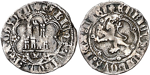 Tipo 11. Cuarto de Real de plata con Castillo y León - Imagen 35