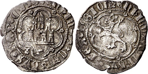 Tipo 11. Cuarto de Real de plata con Castillo y León - Imagen 36