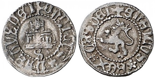 Tipo 11. Cuarto de Real de plata con Castillo y León - Imagen 5