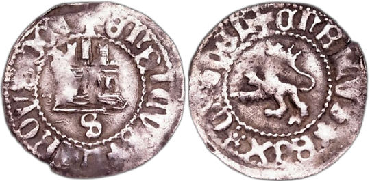 Tipo 11. Cuarto de Real de plata con Castillo y León - Imagen 7