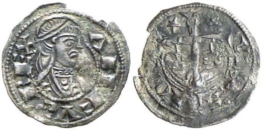 Tipo 11. Dinero de réplica alfonsina de “la Cruz de la Victoria - Imagen 1