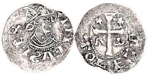 Tipo 11. Dinero de réplica alfonsina de “la Cruz de la Victoria - Imagen 8