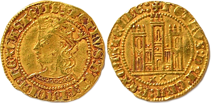 Tipo 11. Dobla de oro con el busto del Rey Pedro I de a 20 maravedís - Imagen 13