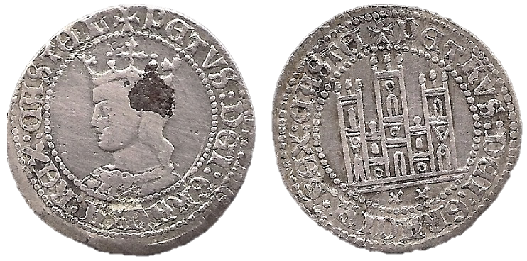 Tipo 11. Dobla de oro con el busto del Rey Pedro I de a 20 maravedís - Imagen 15