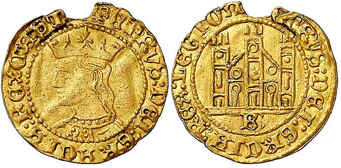 Tipo 11. Dobla de oro con el busto del Rey Pedro I de a 20 maravedís - Imagen 16