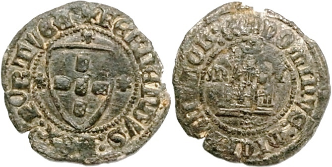 Tipo 11. Medio Tornés de Escudo y Castillo - Imagen 2