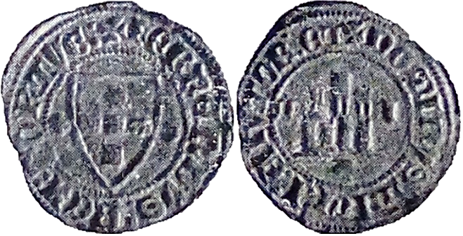 Tipo 11. Medio Tornés de Escudo y Castillo - Imagen 5