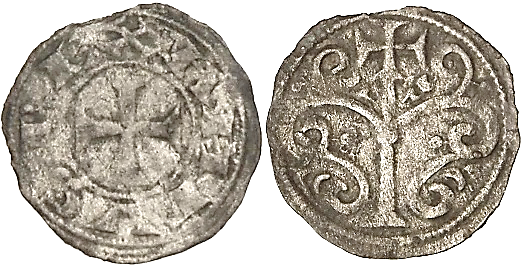 Tipo 114. Dinero de la Cruz de Aínsa y del Árbol de Sobrarbe - Imagen 2