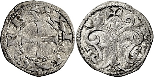 Tipo 114. Dinero de la Cruz de Aínsa y del Árbol de Sobrarbe - Imagen 5
