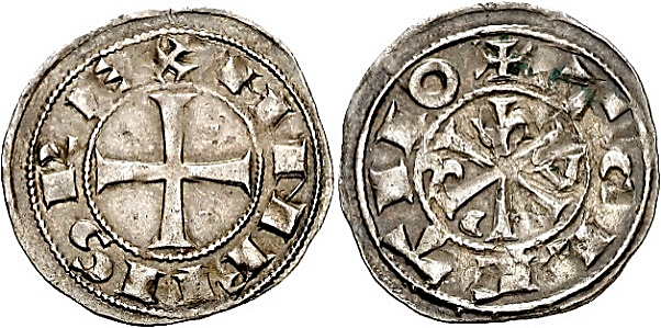 Tipo 12. Dinero de Crismón del taller de Toledo con lema “Toletvo” - Imagen 2