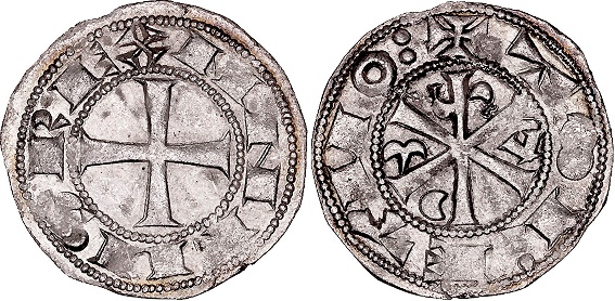 Tipo 12. Dinero de Crismón del taller de Toledo con lema “Toletvo” - Imagen 4