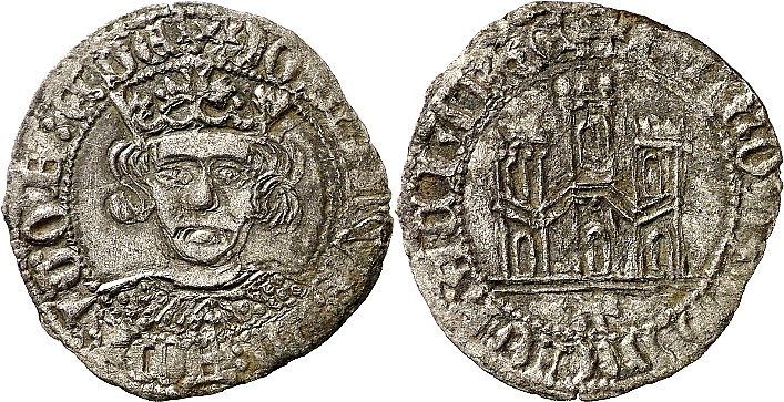 Tipo 12. Medio Quarto de busto de rey de frente - Imagen 32