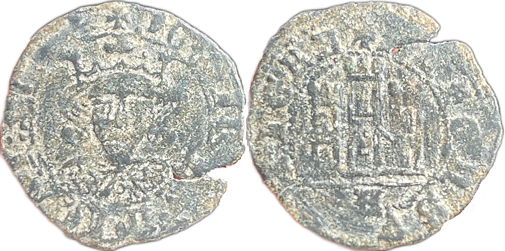 Tipo 12. Medio Quarto de busto de rey de frente - Imagen 4