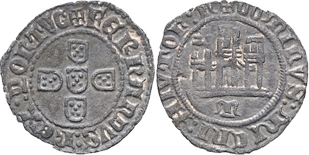 Tipo 12. Medio Tornés de Quinas y Castillo - Imagen 1