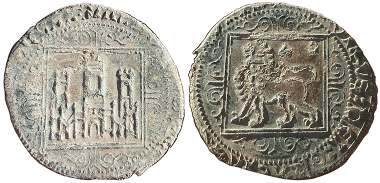 Tipo 12. Primera “Moneda de Plata” Alfonsí de castillo y león encuadrados - Imagen 6