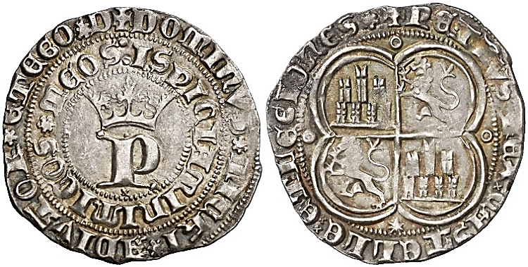 Tipo 12. Real de Anagrama del rey Pedro - Imagen 130