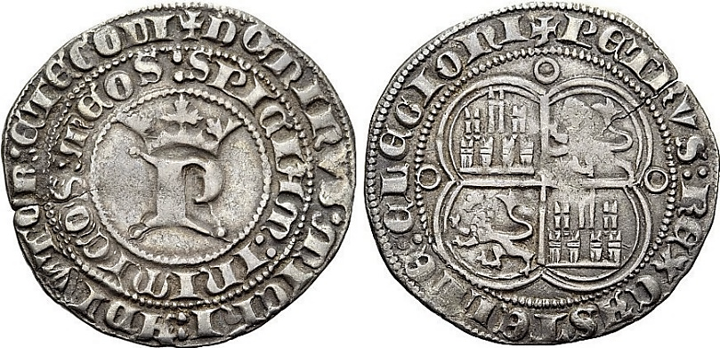 Tipo 12. Real de Anagrama del rey Pedro - Imagen 138