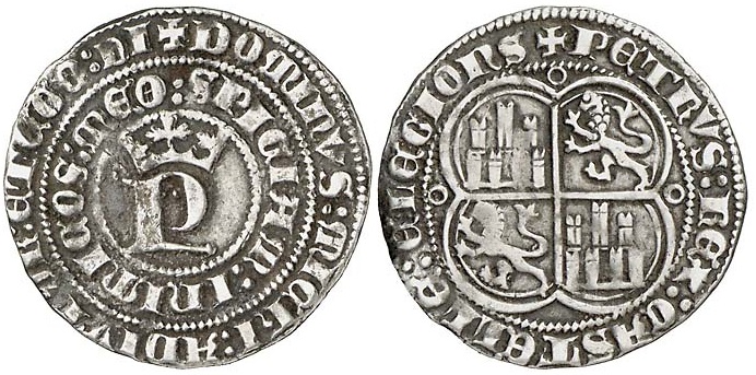 Tipo 12. Real de Anagrama del rey Pedro - Imagen 139