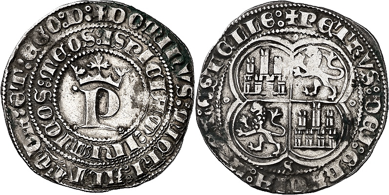 Tipo 12. Real de Anagrama del rey Pedro - Imagen 72